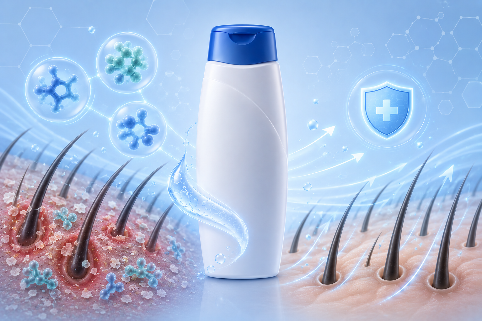 Champú de ketoconazol para la caída del cabello
