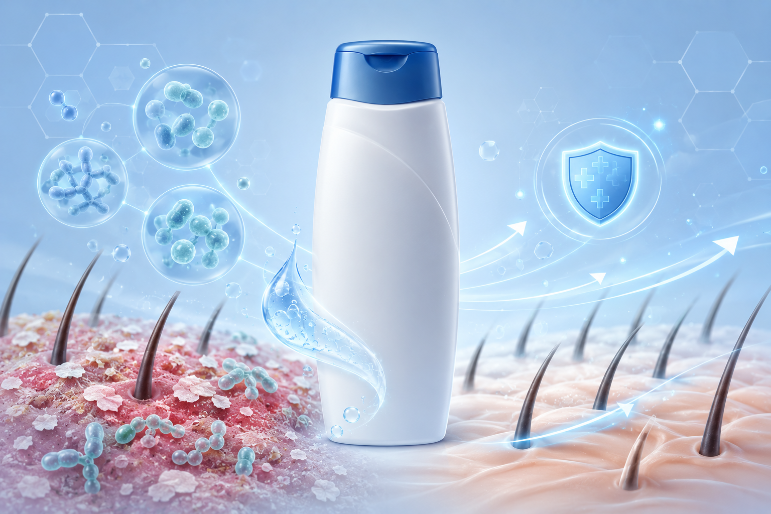Champú de ketoconazol para la dermatitis seborreica